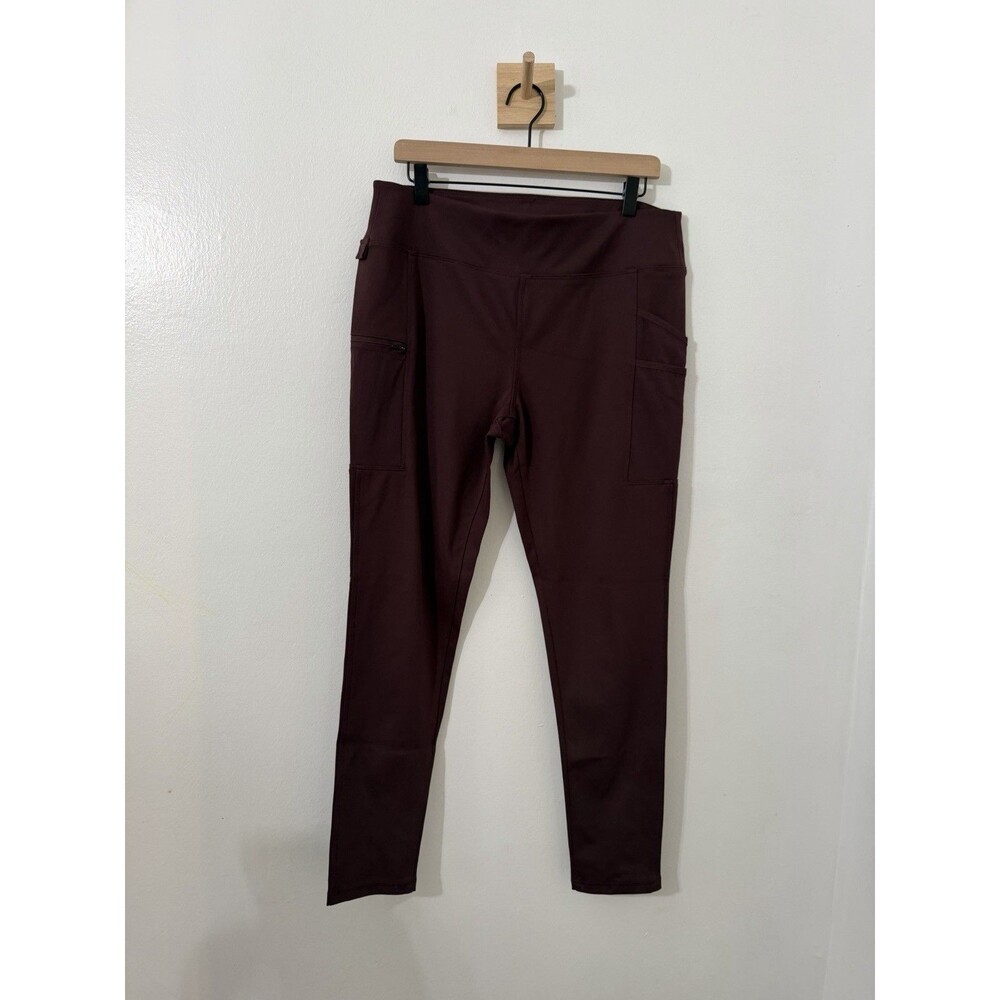 Carhartt Women's Force Fitted Lightweight Utility Leggings BlackBerry Lg